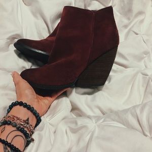 Oxblood Ankle Booties